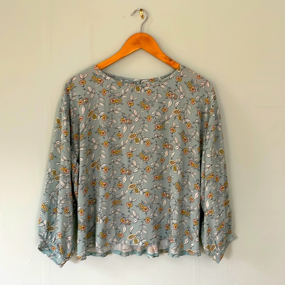 LOFT Floral Blouse - Picture 1 of 4